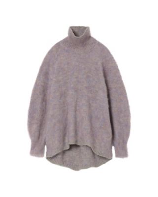 ＜Mame Kurogouchi (Women)＞Ｍｏｈａｉｒ　Ｋｎｉｔｔｅｄ　Ｈｉｇｈ　Ｎｅｃｋ　Ｔｏｐ