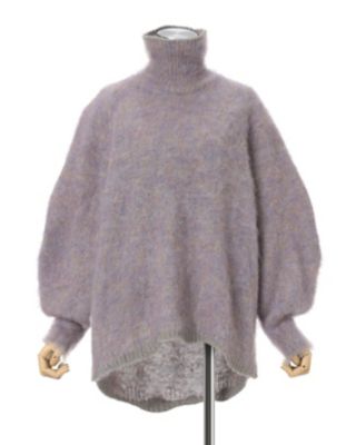 Ｍｏｈａｉｒ　Ｋｎｉｔｔｅｄ　Ｈｉｇｈ　Ｎｅｃｋ　Ｔｏｐ