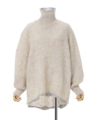 Ｍｏｈａｉｒ　Ｋｎｉｔｔｅｄ　Ｈｉｇｈ　Ｎｅｃｋ　Ｔｏｐ