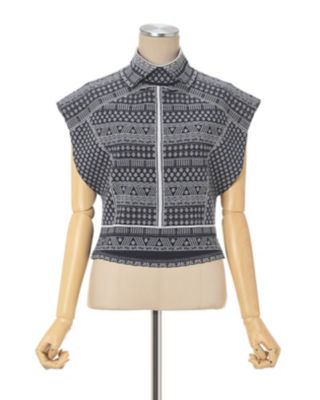 Ｍｉｓｈｉｍａ　Ｋａｒａｔｓｕ　Ｓｍａｌｌ　Ｆｌｏｒａｌ　Ｐａｔｔｅｒｎ　Ｋｎｉｔｔｅｄ　Ｔｏｐ
