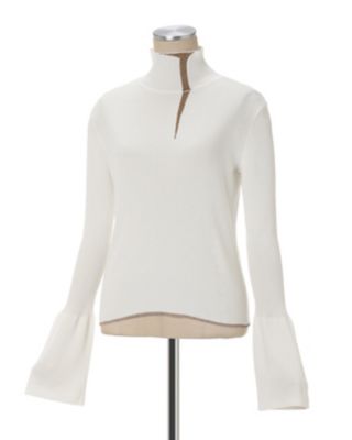 “Ｋｉｎｔｓｕｇｉ”　Ｈｉｇｈ　Ｎｅｃｋ　Ｋｎｉｔｔｅｄ　Ｔｏｐ