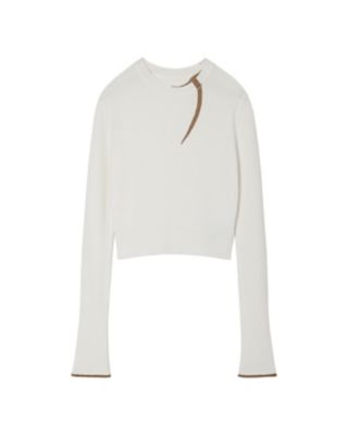 “Ｋｉｎｔｓｕｇｉ”　Ｃｒｅｗ　Ｎｅｃｋ　Ｋｎｉｔｔｅｄ　Ｔｏｐ