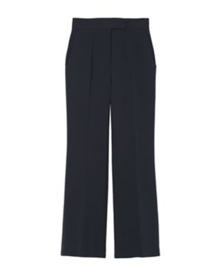 ＜Mame Kurogouchi (Women)＞Ａｃｅｔａｔｅ　Ｐｏｌｙｅｓｔｅｒ　ＨｉｇｈＷａｉｓｔｅｄ　ＣｅｎｔｅｒＣｒｅａｓｅｄ　Ｓｕｉｔ　Ｔｒｏｕｓｅｒｓ　ＭＭ２４ＦＷ－ＰＴ０１２