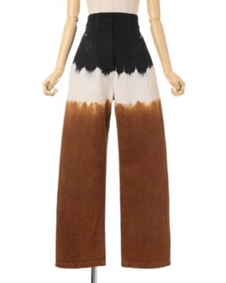 Ｇｒａｄｉｅｎｔ　Ｄｙｅ　Ｆｌｏｒａｌ　Ｅｍｂｏｓｓｅｄ　Ｗｉｄｅ　Ｌｅｇ　Ｊｅａｎｓ