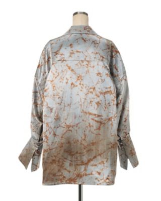Silk Wool Satin Hand Painted