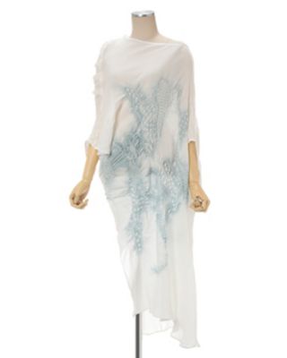 ”Ａｒｉｍａｔｓｕ　Ｍａｍｅｓｈｉｂｏｒｉ”　Ｓｉｌｋ　Ｃｒａｐｅ　Ａｓｙｍｍｅｔｒｙ　Ｄｒｅｓｓ