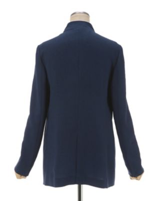Ｌｉｎｅｎ　Ｔｏｕｃｈ　Ｔｒｉａｃｅｔａｔｅ　Ｃｏｌｌａｒｌｅｓｓ　Ｄｏｕｂｌｅ　Ｂｒｅａｓｔｅｄ　Ｊａｃｋｅｔ