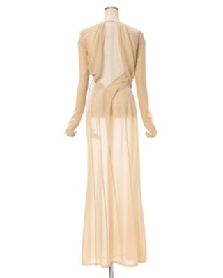 ☆とい☆さん専用SHEER DRESS Lame Jersey Classic Sheer Dress