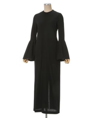 マメクロゴウチVolume Sleeve Cotton Jersey Dress Mame Kurogouchi】Volume Sleeve Cotton Jersey Dress | loop