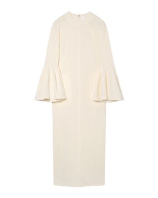 ＜Mame Kurogouchi (Women)＞Ｖｏｌｕｍｅ　Ｓｌｅｅｖｅ　Ｃｏｔｔｏｎ　Ｊｅｒｓｅｙ　Ｄｒｅｓｓ