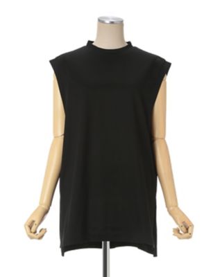 Cotton Jersey Sleeveless Top | Mame