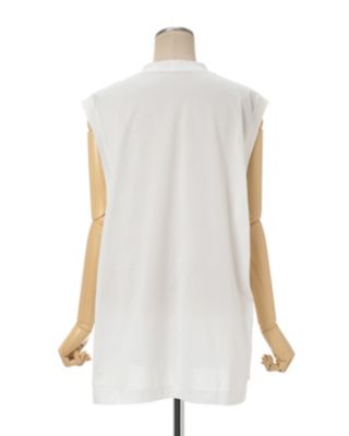 トップス Me Cotton Jersey Sleeveless Top | Mame