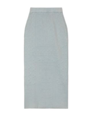 マカロン様専用Floral Jacquard Volume Skirt-