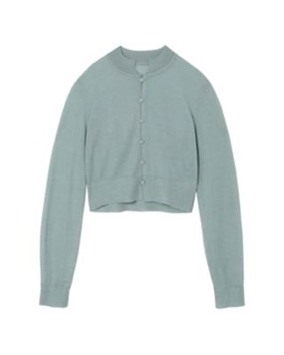 ＜三越伊勢丹/公式＞ Mame Kurogouchi (Women)/マメ クロゴウチ Silk Cashmere Cardigan MINT GREEN トップス【三越伊勢丹/公式】