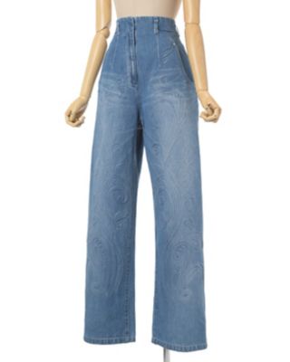 Ｆｌｏｒａｌ　Ｅｍｂｏｓｓｅｄ　Ｗｉｄｅ　Ｌｅｇ　Ｊｅａｎｓ