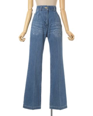 Ｆｌｏｒａｌ　Ｅｍｂｏｓｓｅｄ　Ｆｌａｒｅ　Ｊｅａｎｓ
