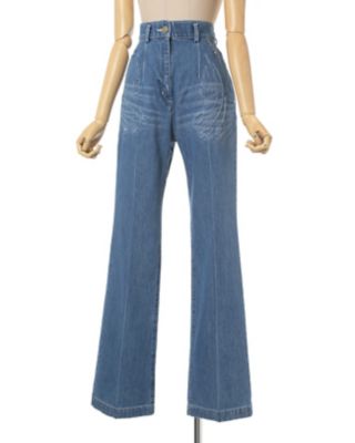 Ｆｌｏｒａｌ　Ｅｍｂｏｓｓｅｄ　Ｆｌａｒｅ　Ｊｅａｎｓ
