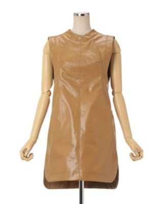 satomi【新品タグ付き】マメクロゴウチ ギャバジン シャツベスト Coated Cotton Gabardine Shirt