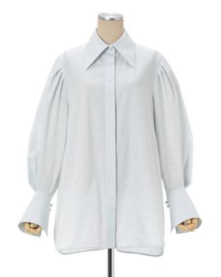トップス mame kurogouchi SilkCotton Tucked Blouse Cotton Nep Tucked Shirt | Mame Kurogouchi