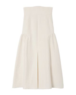 Unlevel Dyeing Box Pleats Skirt