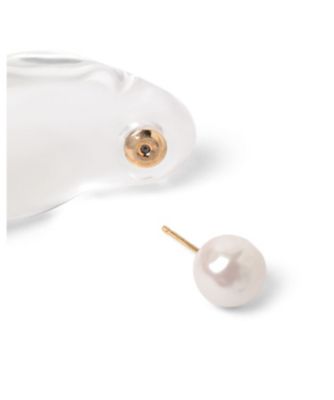 アクセサリー Mame Organic motif Glass Earrings clear Organic motif Glass Earrings - clear - Mame Kurogouchi