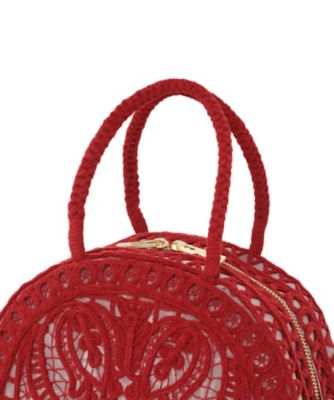 Cording Embroidery Pouch With