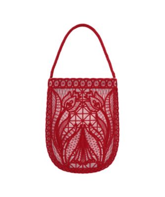 ＜Mame Kurogouchi (Women)＞Ｃｏｒｄｉｎｇ　Ｅｍｂｒｏｉｄｅｒｙ　Ｒｏｕｎｄ　Ｔｏｔｅ　Ｂａｇ　ＭＭ２５ＦＷーＡＣ３２５