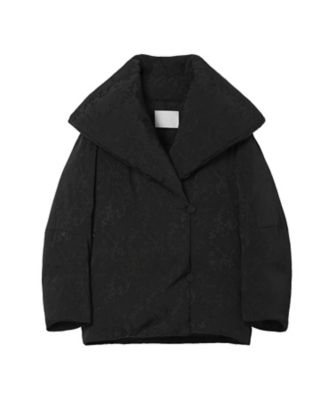＜Mame Kurogouchi (Women)＞Ｆｌｏｒａｌ　Ｊａｃｑｕａｒｄ　Ｒｏｕｎｄｅｄ　Ｄｏｗｎ　Ｊａｃｋｅｔ　ＭＭ２５ＦＷーＣＯ０１２