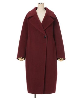 まっ2　アカシア904545 Wool Arupaka Long Cort - black - Mame Kurogouchi