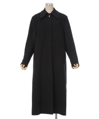 送料無料】Wool Melton Embroidery