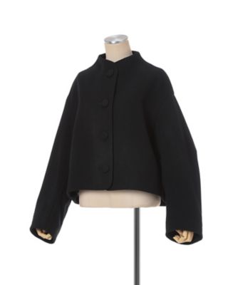 Mame Kurogouchi 2020FW ショートウールコート Mame Kurogouchi 2020FW ショートウールコート 【公式通販】