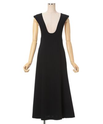 送料無料】Wool Venetian Flare Dress
