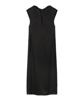 ＜Mame Kurogouchi (Women)＞【送料無料】Ｅｍｂｏｓｓｅｄ　Ｌｅａｔｈｅｒ　Ｍｏｔｉｆ　Ｔｒｉａｃｅｔａｔｅ　Ｄｒｅｓｓ　ＭＭ２５ＦＷーＤＲ０５４