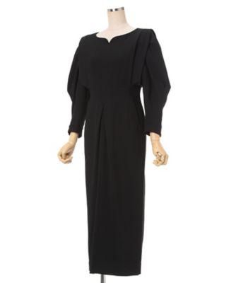 Wool Georgette Dress MM25FWー