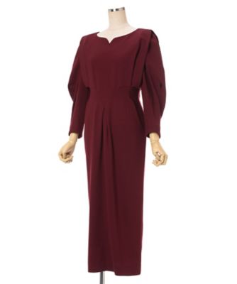 Wool Georgette Dress MM25FWーDR085