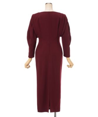 Wool Georgette Dress MM25FWーDR085 | Mame Kurogouchi (Women)/マメ クロゴウチ ...
