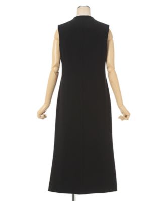 あっこAcetate Polyester sleeveless dress Acetate Polyester Embroidered