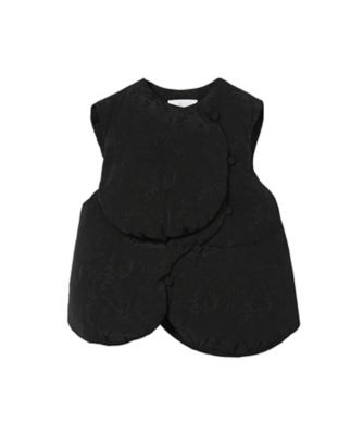 Mame Kurogouchi (Women)/マメ クロゴウチ Ｆｌｏｒａｌ　Ｊａｃｑｕａｒｄ　Ｒｏｕｎｄｅｄ　Ｄｏｗｎ　Ｖｅｓｔ　ＭＭ２５ＦＷーＪＫ０１３