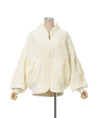 Floral Jacquard Triple Cloth Jacket