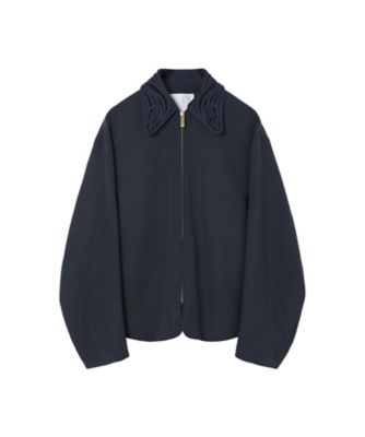 mame kurogouchi シルクジャケット 送料無料】Wool Venetian Embroidery