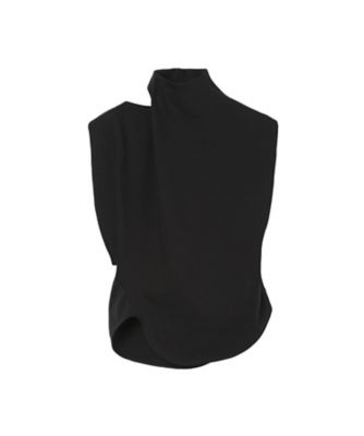 ＜Mame Kurogouchi (Women)＞Ｃｏｔｔｏｎ　Ｊｅｒｓｅｙ　Ａｓｙｍｍｅｔｒｙ　Ｔｏｐ　ＭＭ２５ＦＷーＪＳ００２