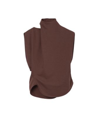 Cotton Jersey Asymmetry Top