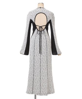 Ｆｌｏｒａｌ　Ｊａｃｑｕａｒｄ　Ｆｒａｉｓｅ　Ｓｔｉｔｃｈ　Ｄｒｅｓｓ　ＭＭ２５ＦＷーＪＳ０２７