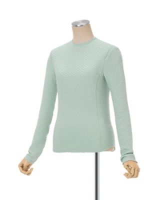 Shirring Jersey Jacquard Long