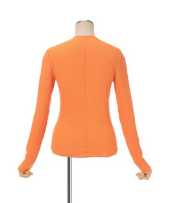 Shirring Jersey Jacquard Long