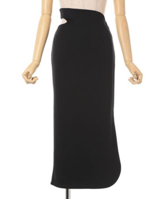 Double Jersey Asymmetric Skirt