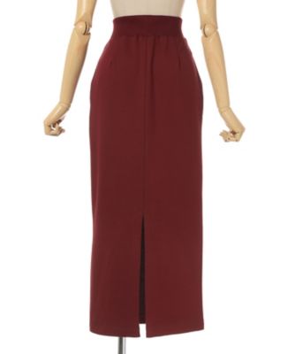 マメFloral Motif Embroidered Sweater Skirt Mame Kurogouchi(マメ) Floral Motif Embroidered Sweater Skirt