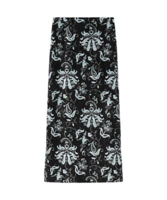 Velour Jersey IーLine Skirt