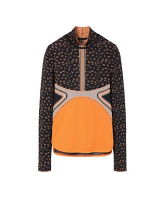 Floral Jacquard High Neck
