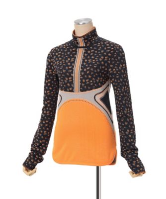 Floral Jacquard High Neck